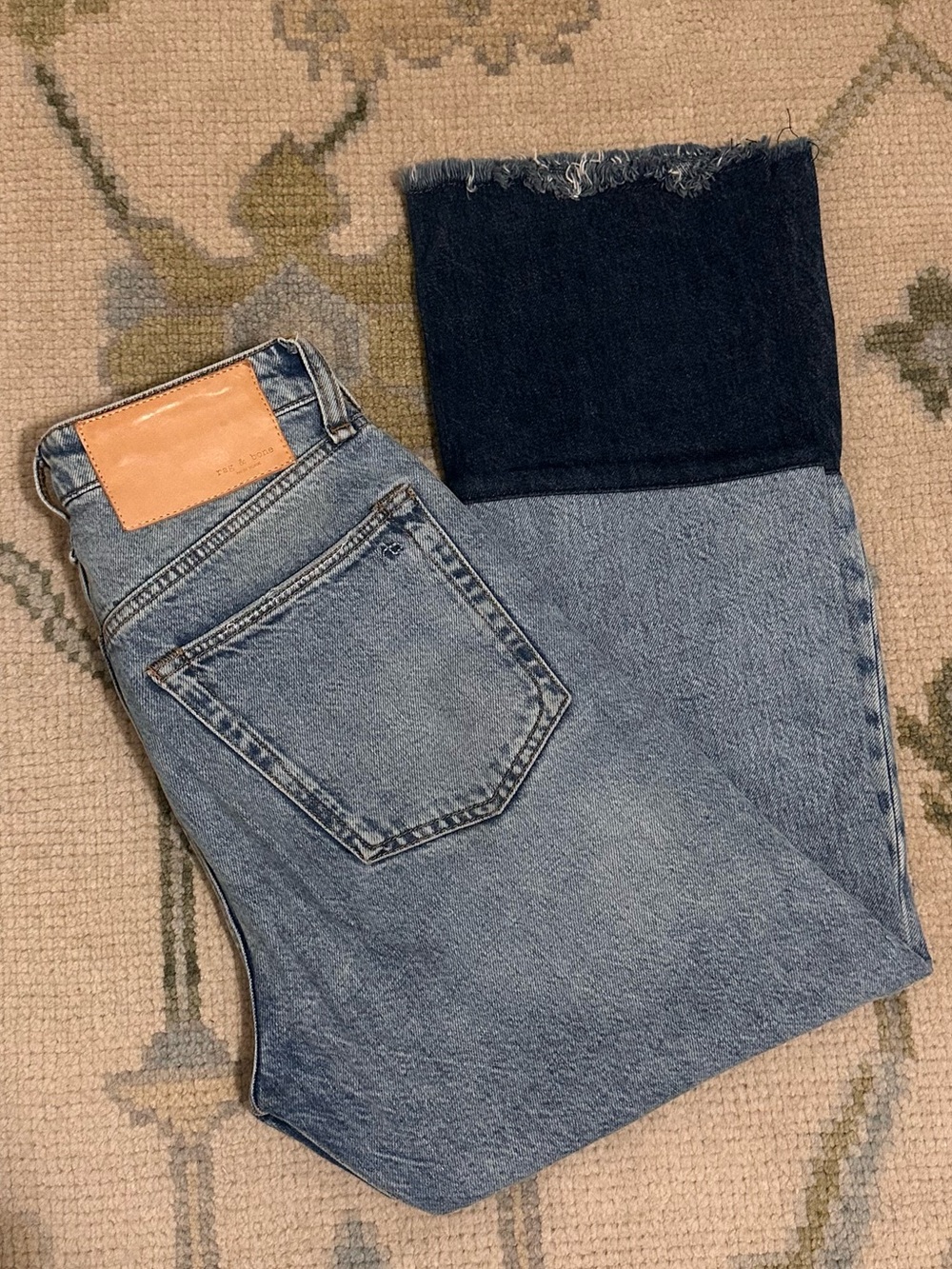Rag & Bone TwoTone Jeans